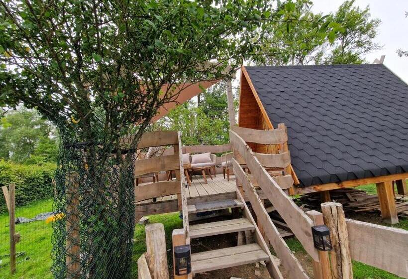 膳宿费 Cabane Indiana   Spa Du Souffle Du Saule