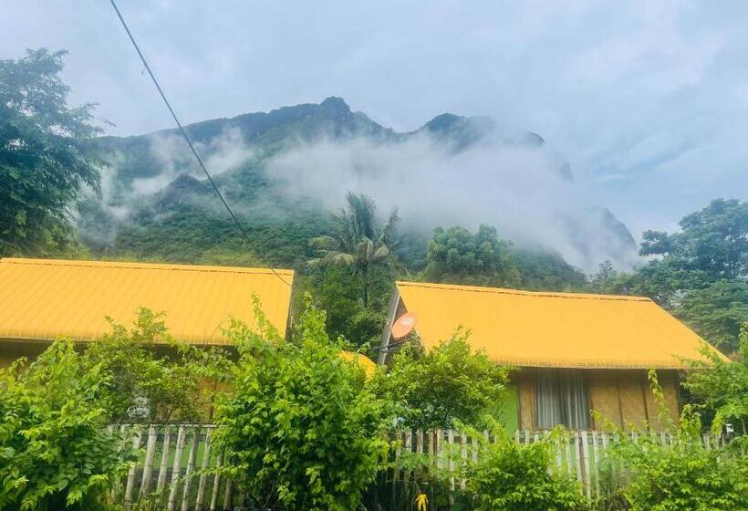 تختخواب و صبحانه Nong Khiaw Ing Ing Mountain View