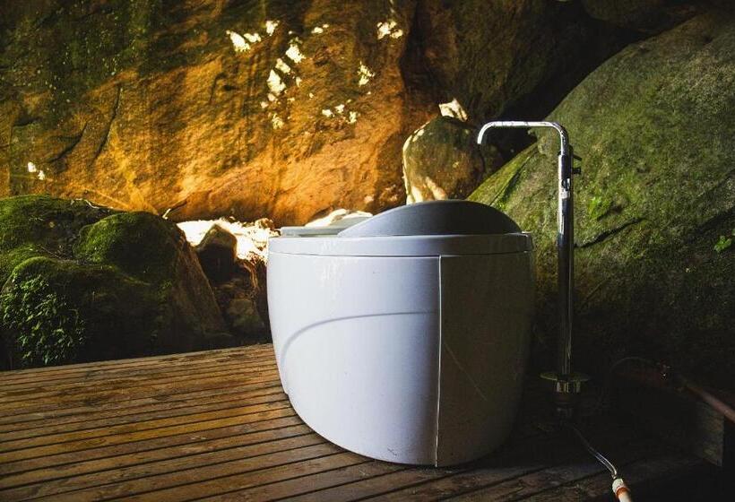 אתר נופש Incrível Experiência Em Meio à Natureza   Cabana