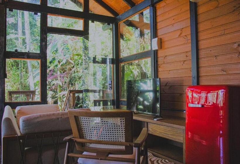 אתר נופש Incrível Experiência Em Meio à Natureza   Cabana