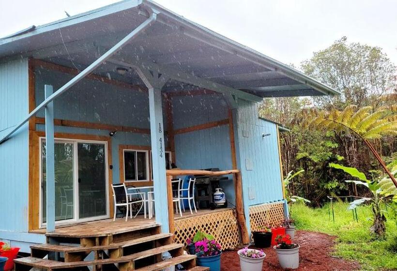 بنسيون Aloha Lodge  Private Eco Log Cabin Near Volcano National Park