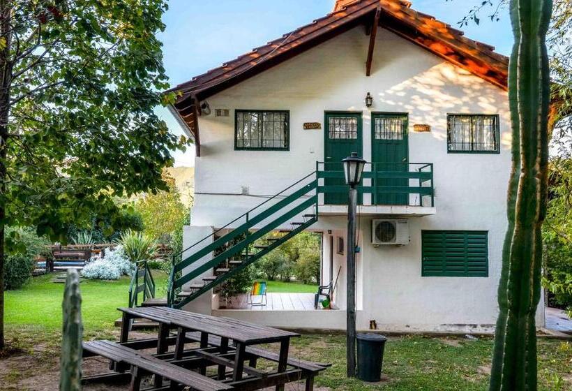 Cabañas Verde Y Blanco