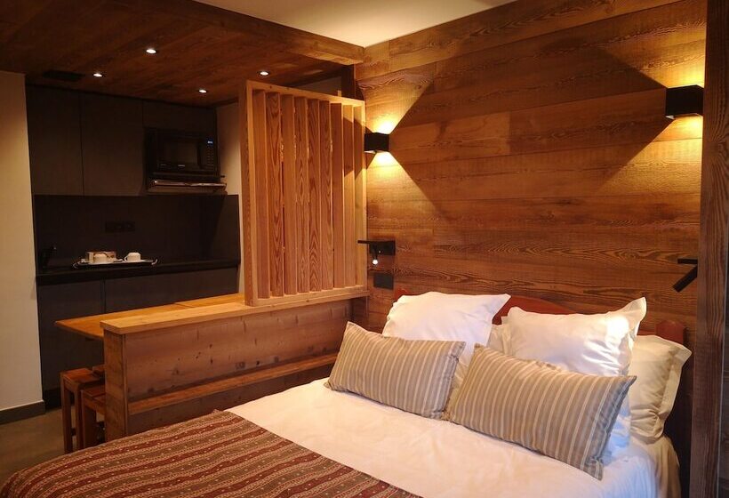 ホテル Alliey & Spa Piscine Appart Hôtel Serre Chevalier