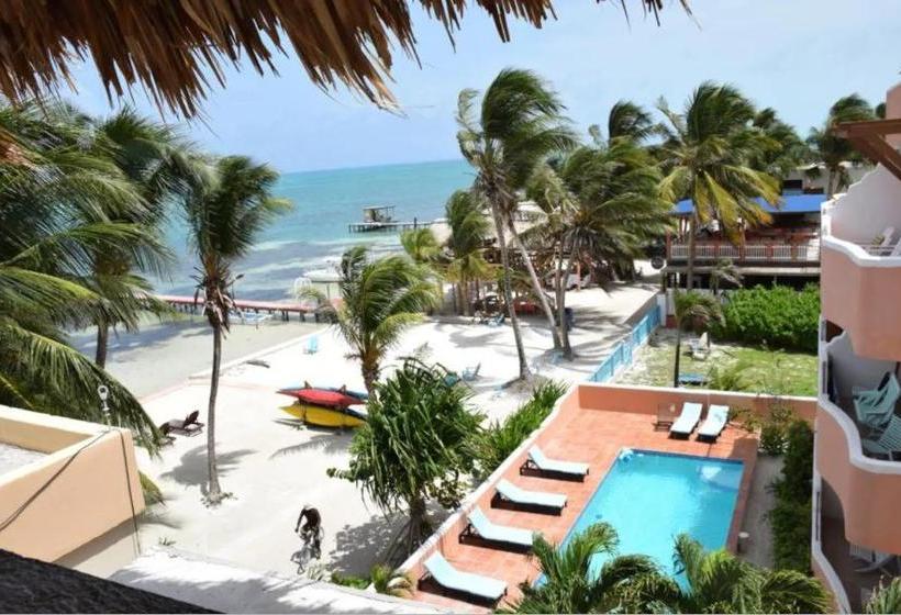 בית מלון כפרי The Beach Club Resort At Caye Caulker
