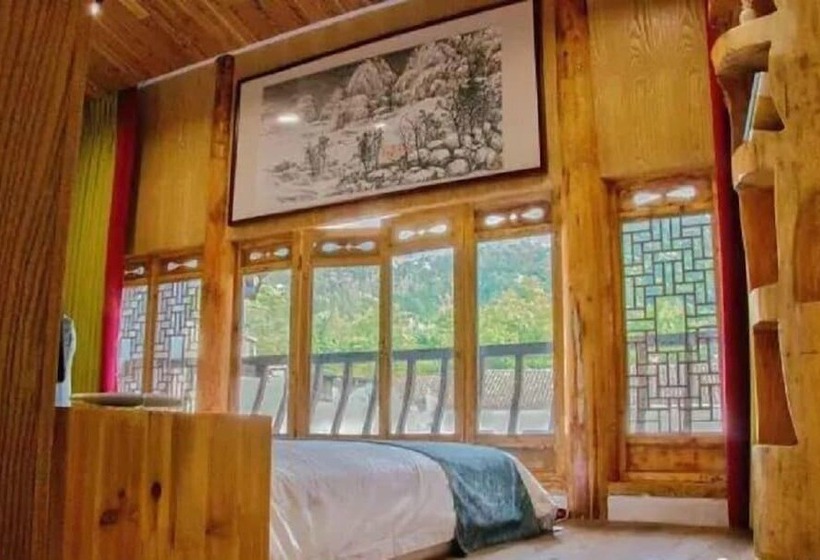 펜션 Jiuhua Mountain Banchumeisu Inn