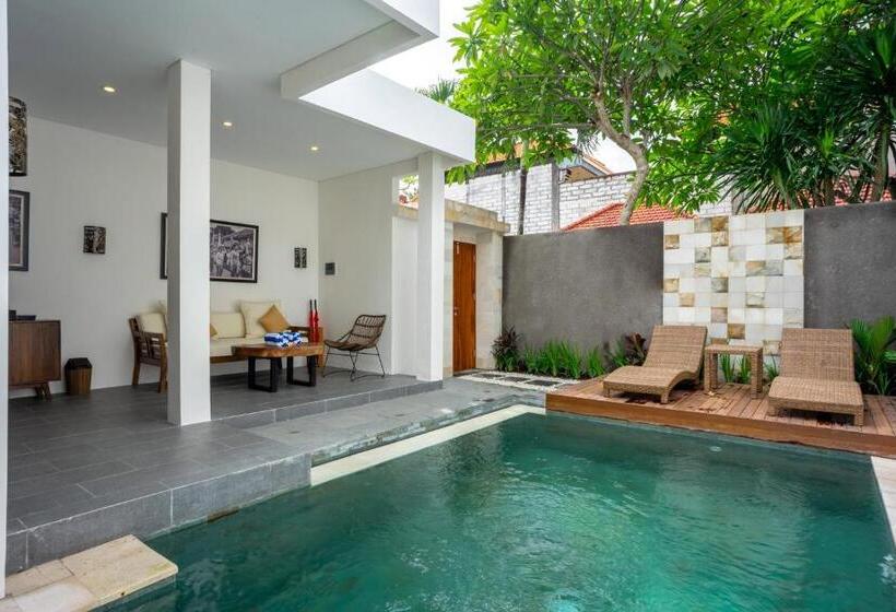 리조트 Freddies Villas Ubud Bali