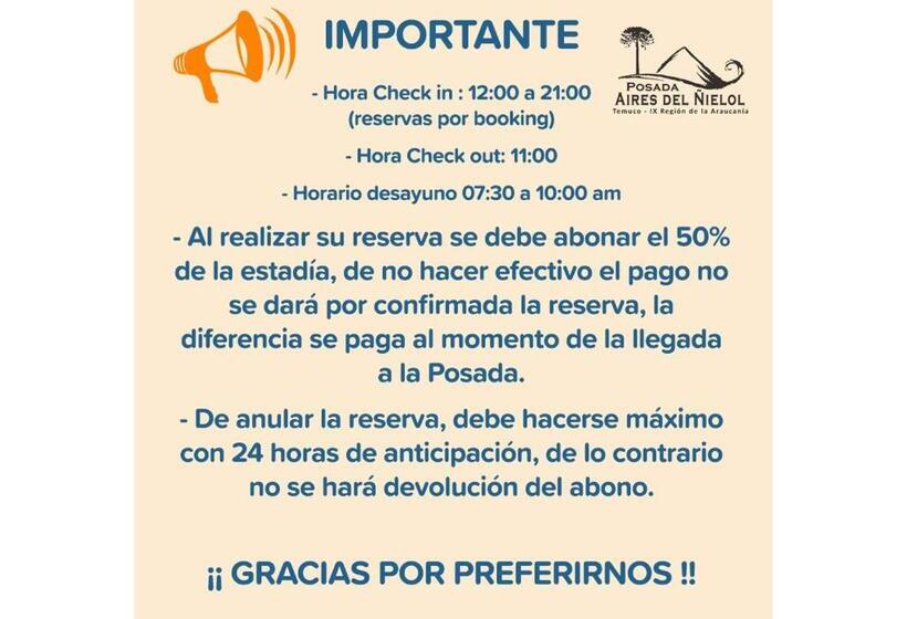 הוסטל Posada Aires Del ñielol