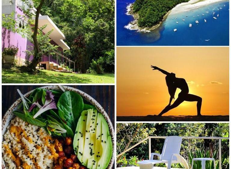 ペンション Casa Bacarirá   Floresta Com Yoga E Café Da Manhã Vegano