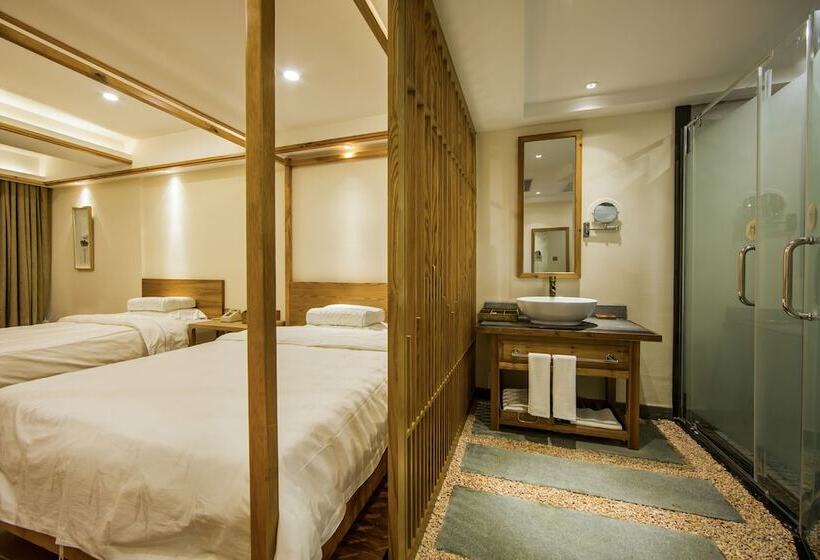 ベッドアンドブレックファースト Wuyishan Old Street Hill Lodge
