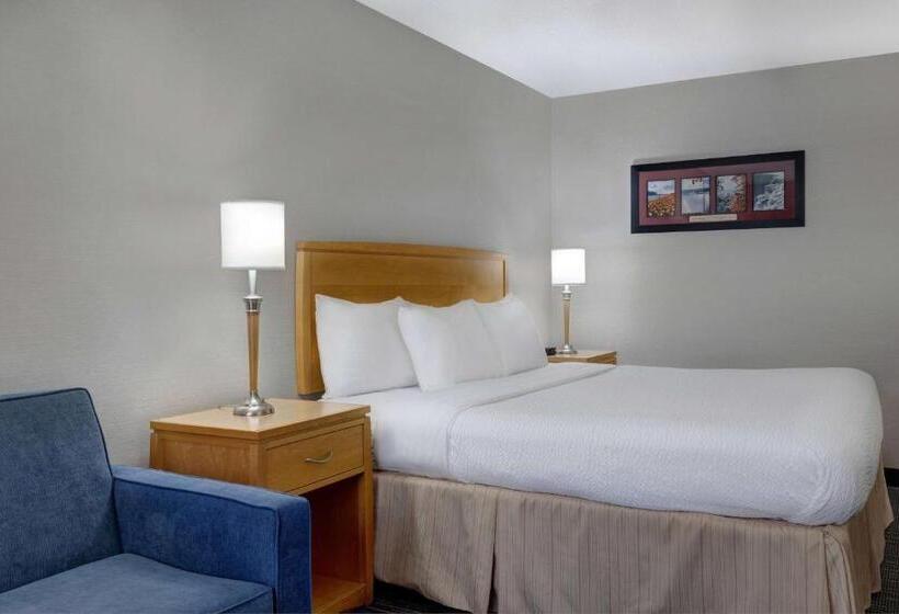 キングサイズベッドのデラックスルーム, Days Inn By Wyndham Niagara Falls Near The Falls