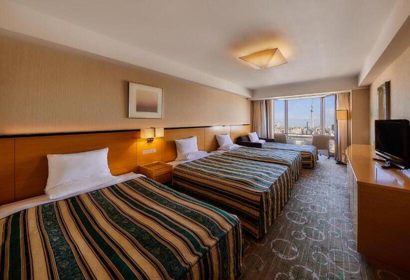 Четырехместный Номер Deluxe, Asakusa View