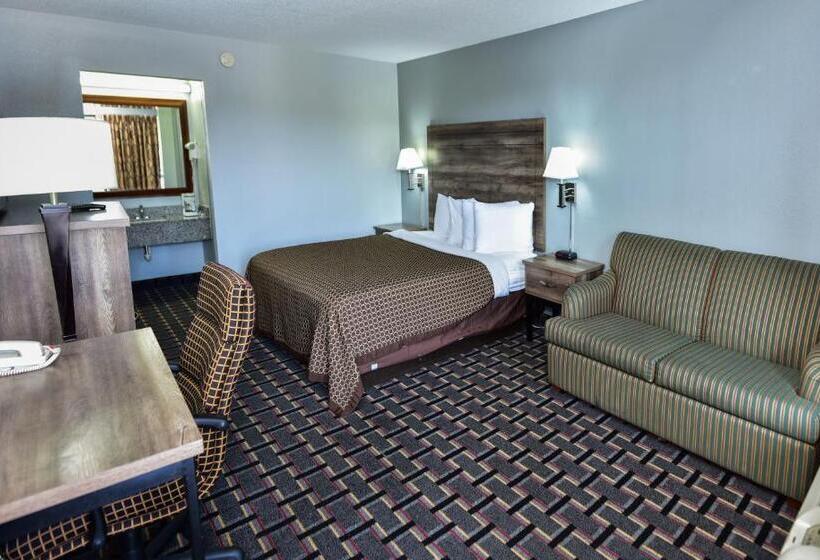 스탠다드 룸 킹사이즈 침대, Americas Best Value Inn Douglasville