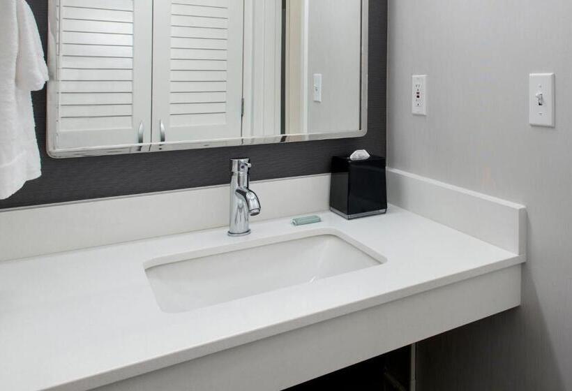 스위트 킹사이즈 침대, Courtyard By Marriott Silver Spring North/white Oak