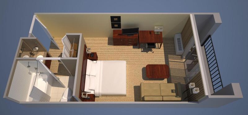 キングサイズベッドのスタンダードルーム, Courtyard Tampa Westshore/airport