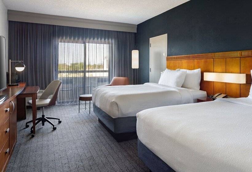 ２ダブルベッドのスタンダードルーム, Courtyard Tampa Westshore/airport