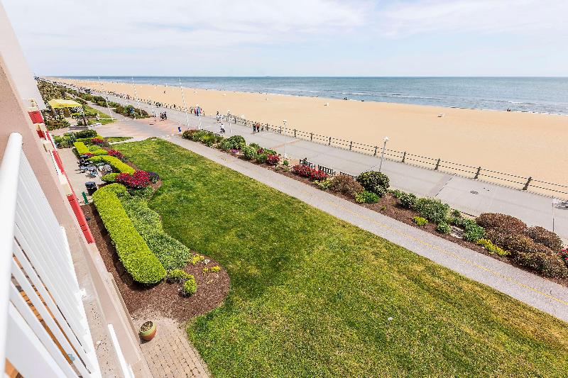 带海景的标准房, Hampton Inn Virginia Beachoceanfront North