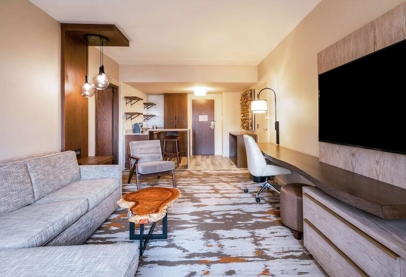 מיטת קינג בסוויטה, Hilton Denver City Center