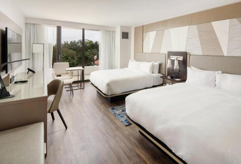 חדר דחוקס עם מיטת קינג, Palm Beach Gardens Marriott