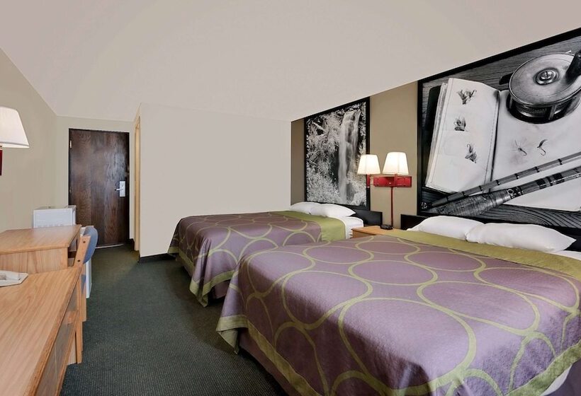 اتاق استاندارد با 2 تخت دوبل, Super 8 By Wyndham Spearfish