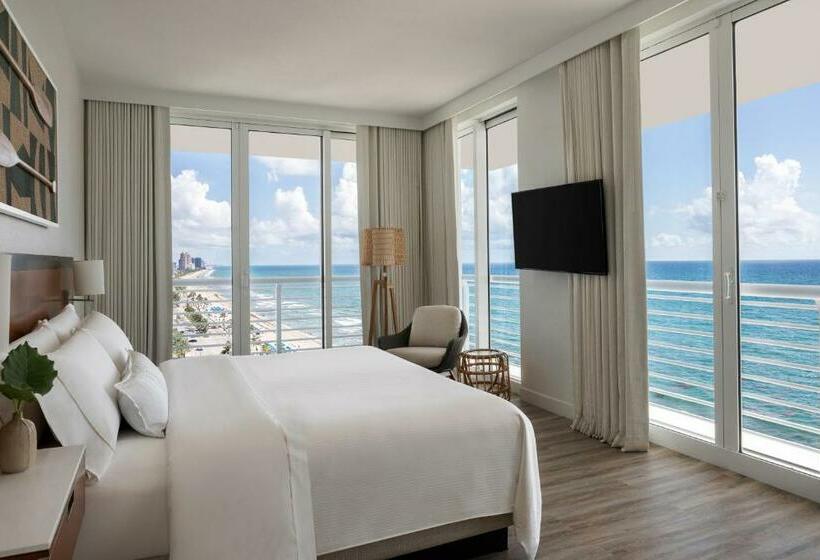 キングサイズベッドのスイートルーム, The Westin Fort Lauderdale Beach Resort