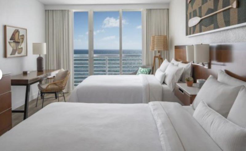 キングサイズベッドのスタンダードルーム, The Westin Fort Lauderdale Beach Resort