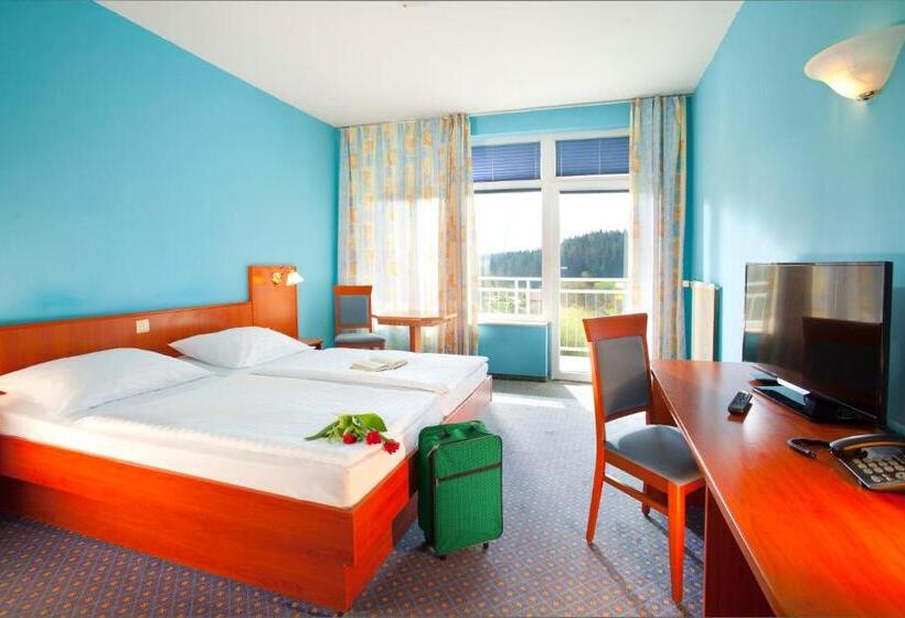 اتاق راحتی با چشم‌انداز استخر, Terme Topolsica Hotel Vesna