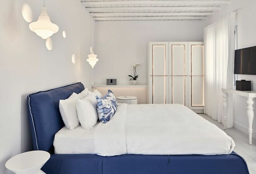 اتاق سوپریور با چشم‌انداز دریا, Katikies Mykonos - The Leading Hotels Of The World