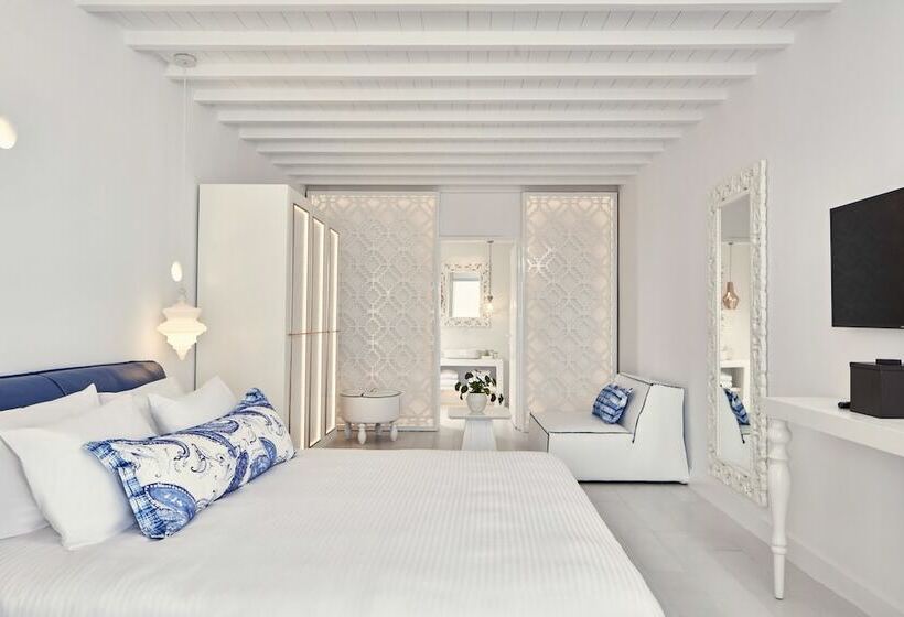 Suíte Júnior Vista Mar, Katikies Mykonos - The Leading Hotels Of The World
