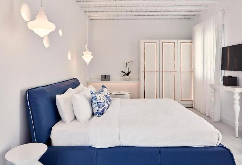 اتاق سوپریور با چشم‌انداز دریا, Katikies Mykonos - The Leading Hotels Of The World