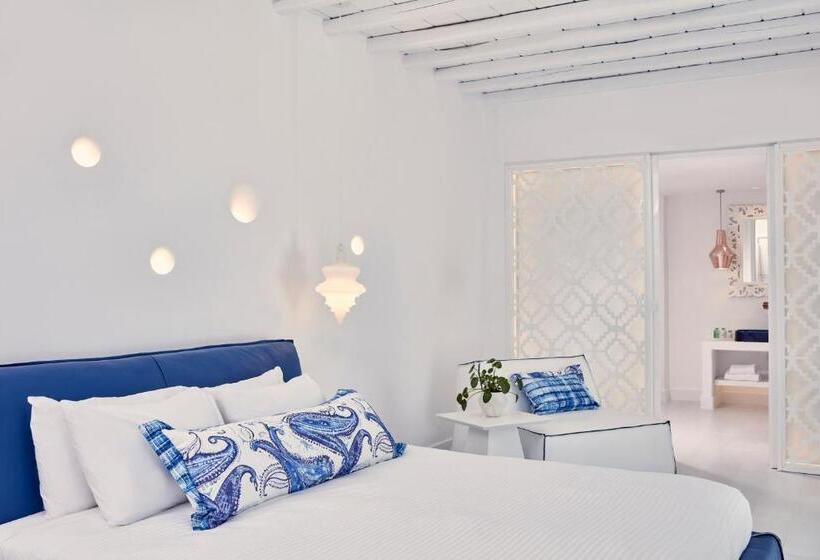 سوییت جونیور با چشم‌انداز دریا, Katikies Mykonos - The Leading Hotels Of The World