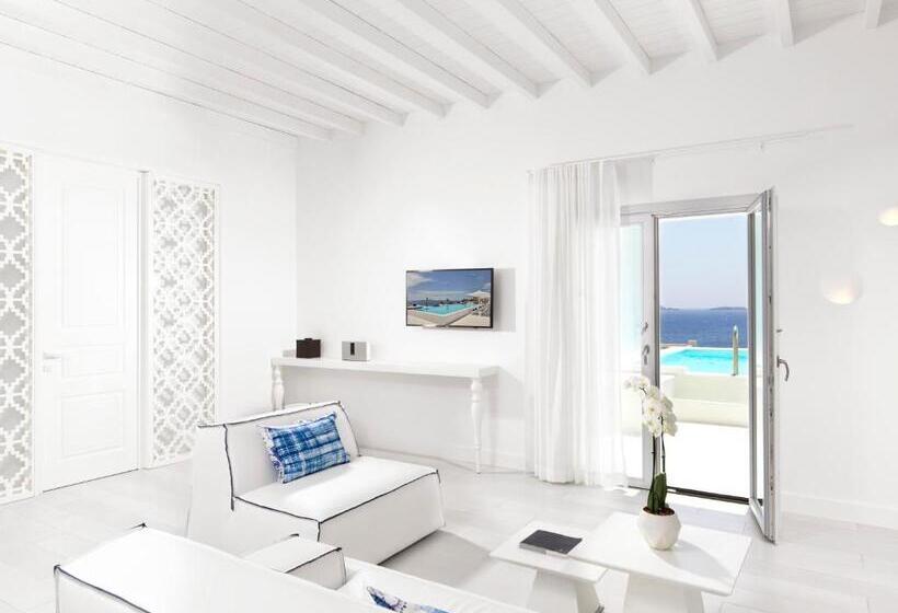 Люкс Вид на Море, Katikies Mykonos - The Leading Hotels Of The World