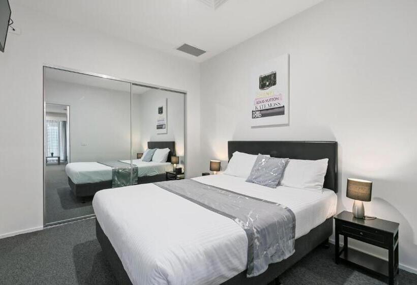 침실 2개 디럭스 아파트, Comfort Hotel Melbourne Central
