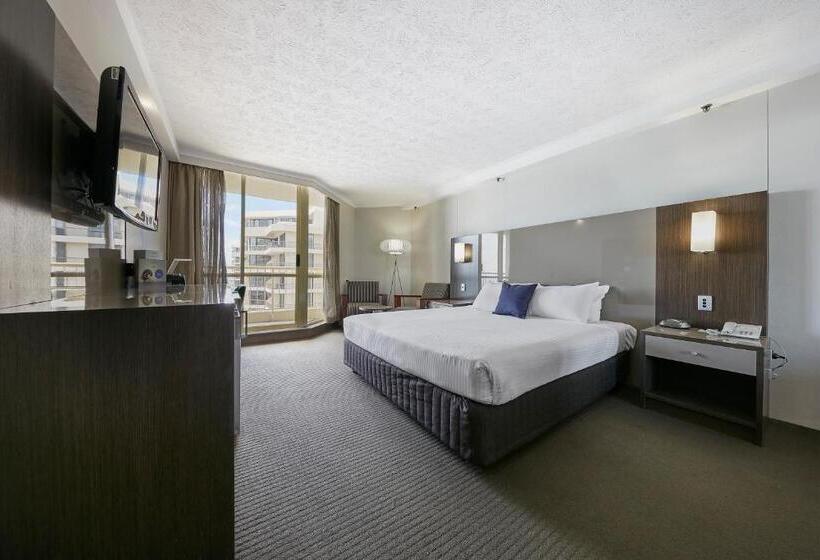 디럭스 룸 킹사이즈 침대, Novotel Surfers Paradise