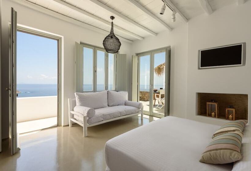 Королевские апартаменты с 1 спальней, The Summit Of Mykonos