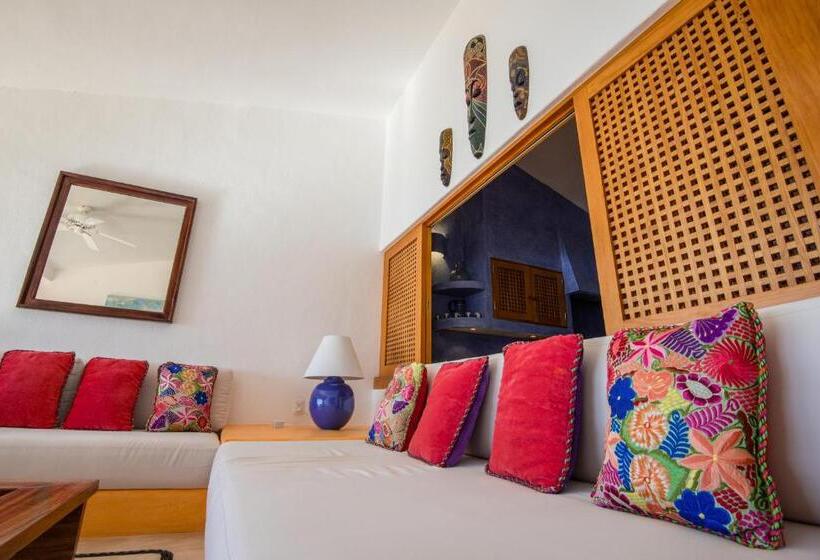 Апартаменты 2 Спальни с Бассейном, Playa Rosa Bungalows Careyes