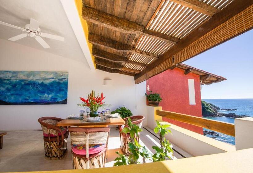 Апартаменты 2 Спальни с Бассейном, Playa Rosa Bungalows Careyes