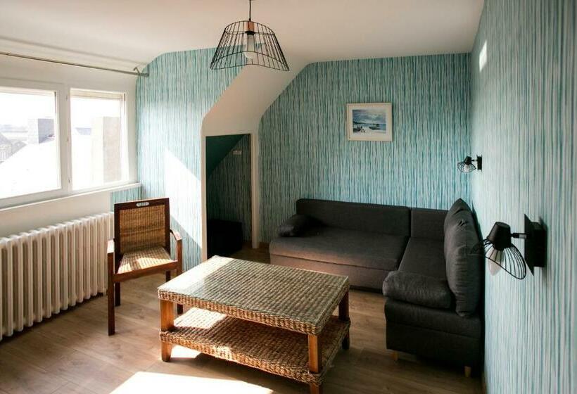Четырехместный Номер Стандарт, Le Cotentin Appart Hôtels & Restaurant Le Cot