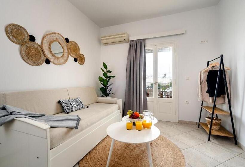 آپارتمان 1 خوابه با چشم‌انداز دریا, Erato Inn Naxos