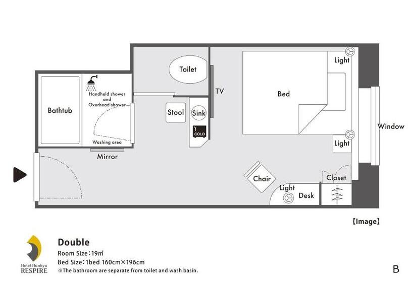 Standard Room, Hankyu Respire Osaka
