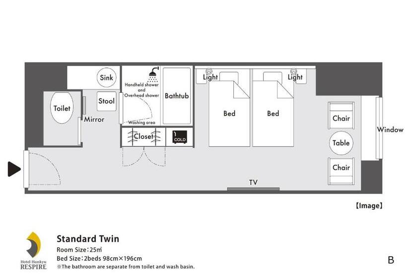Standard Room, Hankyu Respire Osaka