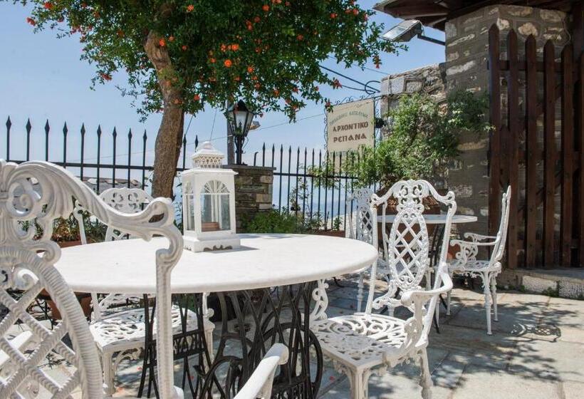 اتاق کلاسیک با چشم‌انداز دریا, Archontiko Repana   Makrinitsa Stone Retreat