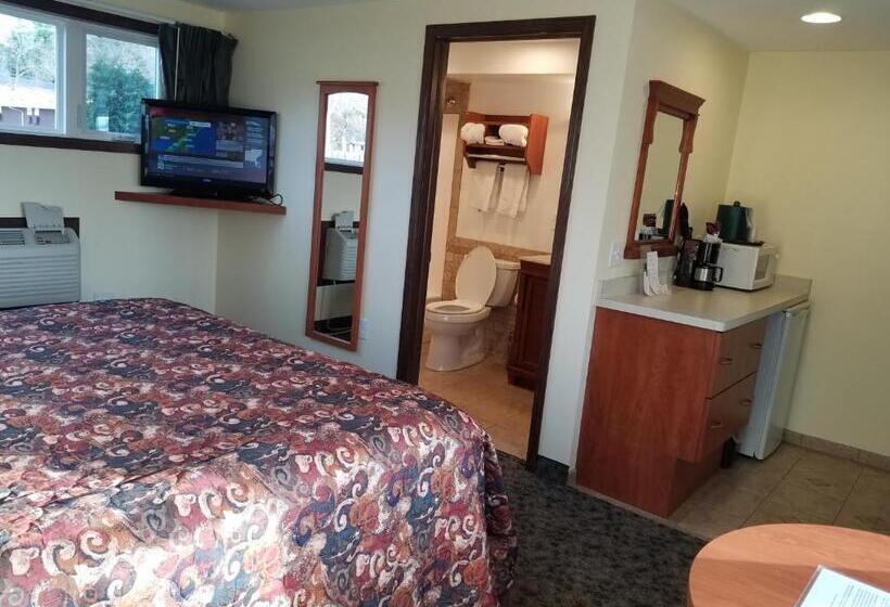 חדר סטנדרט עם מיטת קינג, Black Hawk Motel & Suites