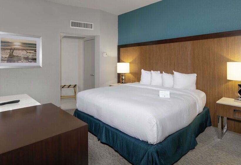 Suíte Deluxe Cama King, Doubletree By Hilton Hotel Jacksonville Airport