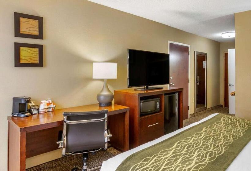 带大床的标准间, Clarion Pointe Apex Holly Springs