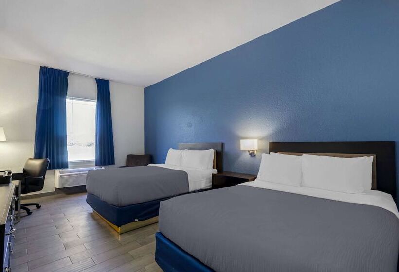 Quarto Estandar 2 Camas Casal, Rodeway Inn
