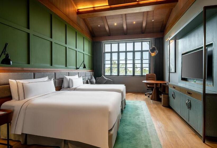Quarto Deluxe, Melia Shanghai Parkside