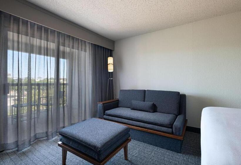 اتاق استاندارد با تخت بزرگ, Courtyard By Marriott Austin The Domain Area