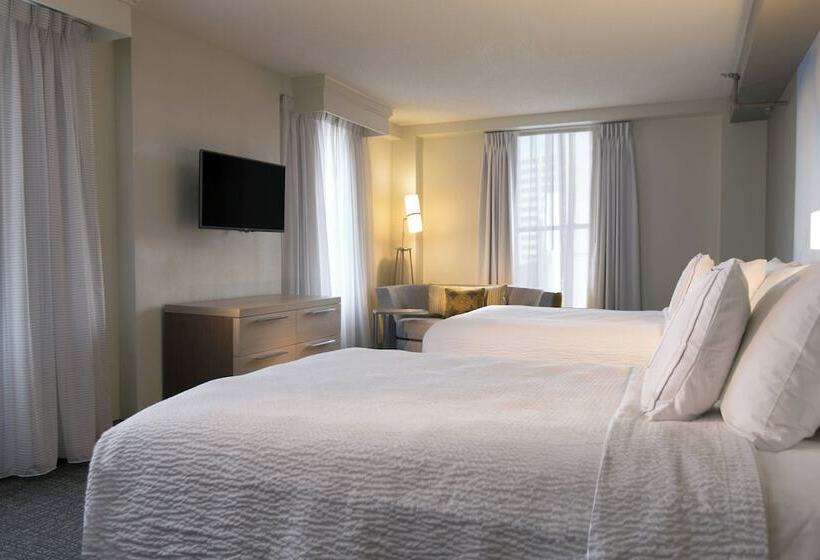 İki Çift Kişilik Yataklı Standart Oda, Courtyard By Marriott Nashville Downtown