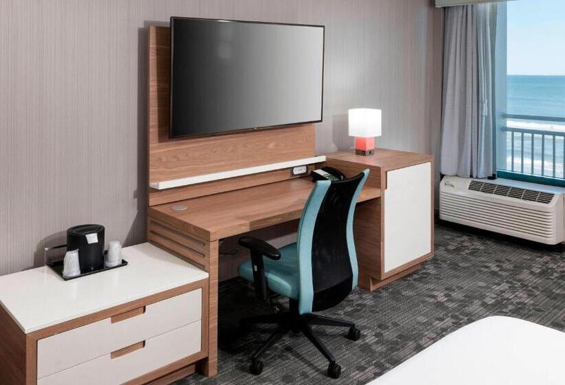 스탠다드 룸 킹사이즈 침대, Courtyard Virginia Beach Oceanfront/south