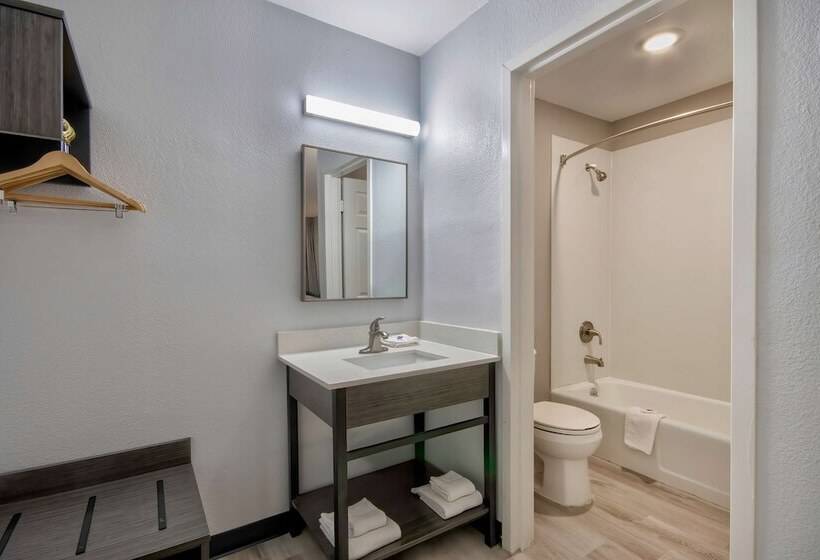 Номер Стандарт 2 Двуспальные Кровати, Studio 6 Rosenberg Tx